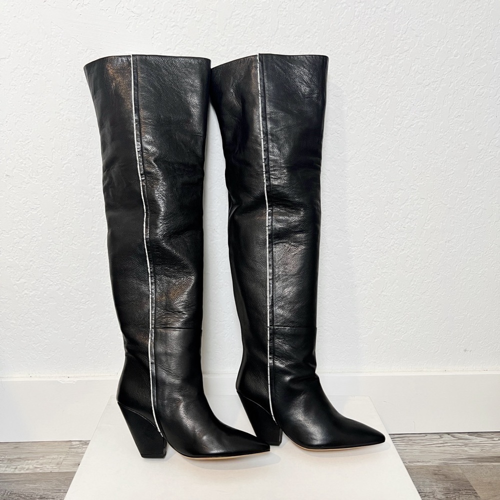 IRO Knee High Leather Boots - Picture 3 of 11